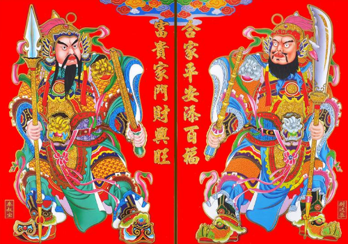 门神怎么贴 秦叔宝在左还是右