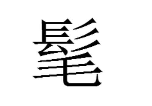 上面一个髟下面一个毛是什么字 髦怎么读